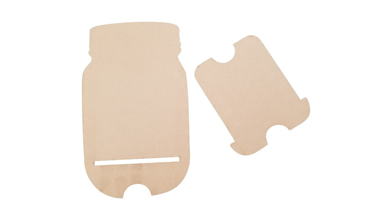 Acrylic Phone Stand Mason Jar