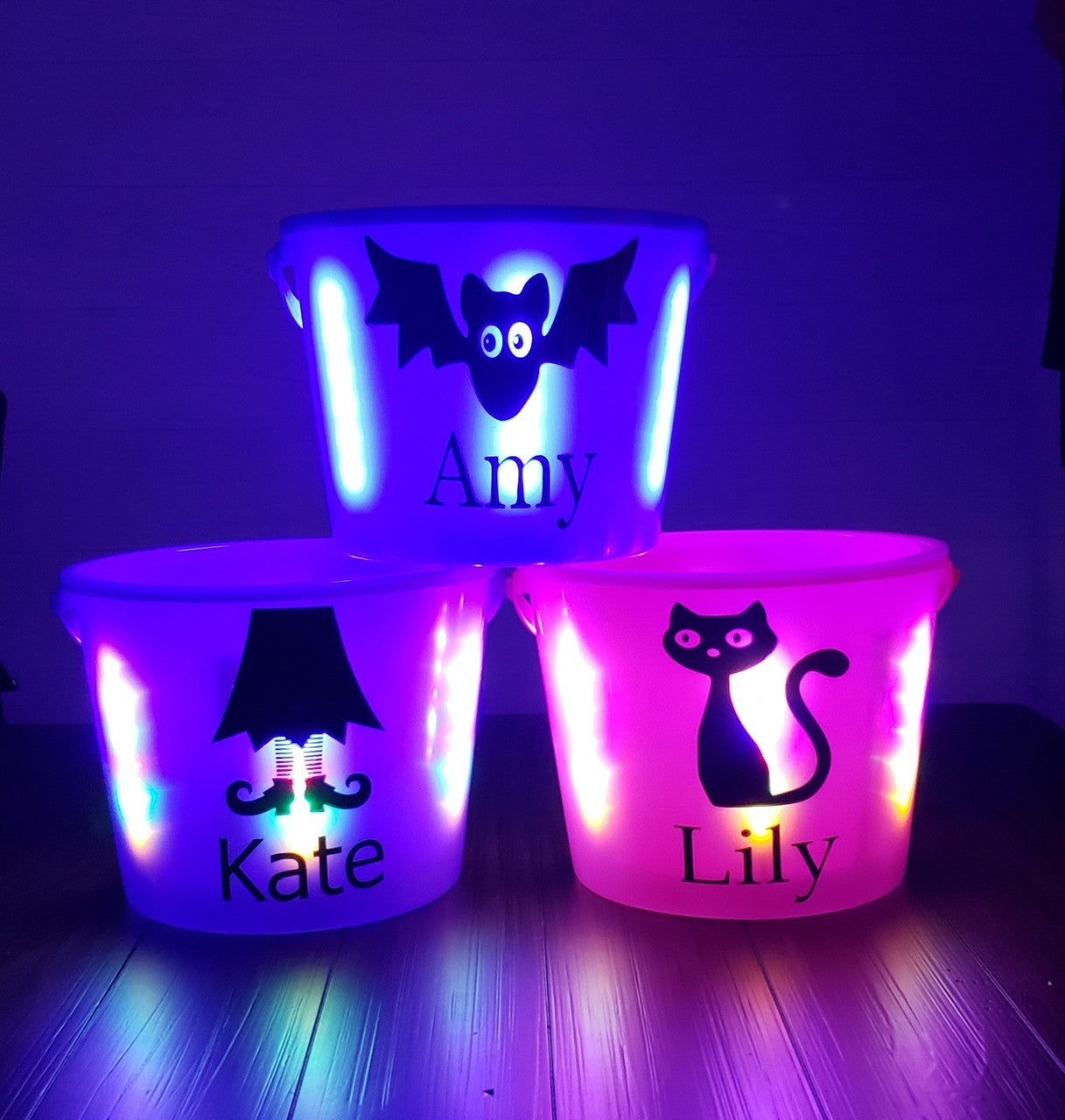 Light Up Halloween Bucket