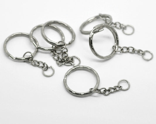 Key Chain Rings 6 pk