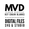 TEMPLATES Clear Acrylic Key Chain Blanks | All 60 Shapes