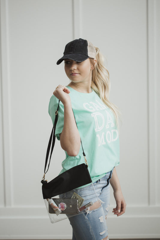 Clear Gameday Stadium Wristlet/Crossbody