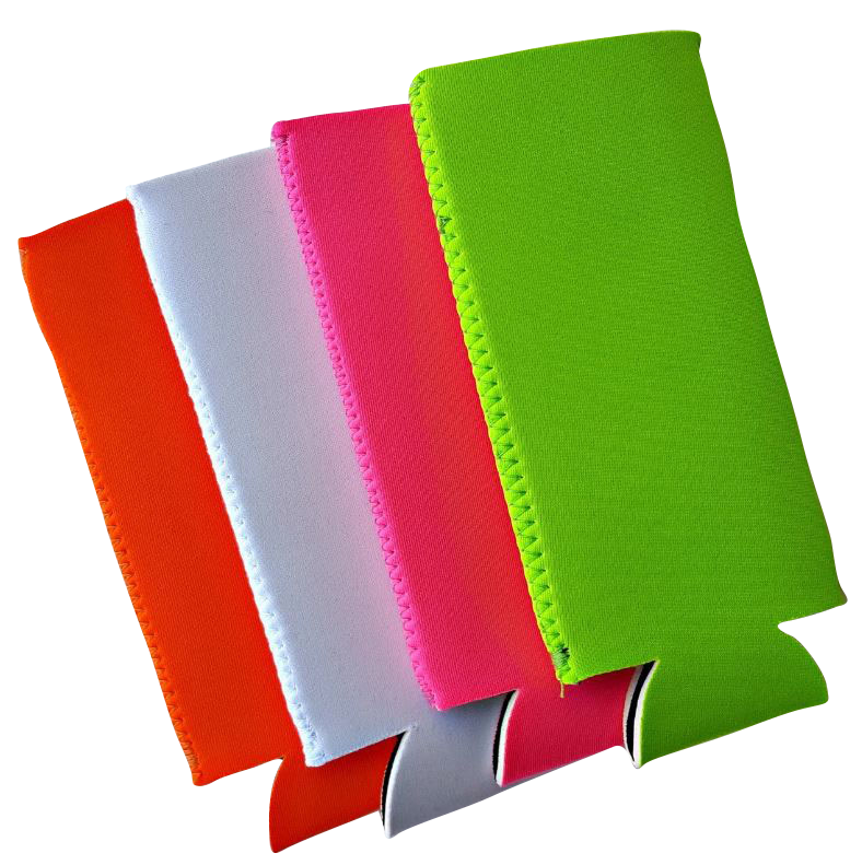 Neoprene SLIM Can Cover: Orange, White, Hot Pink, Lime