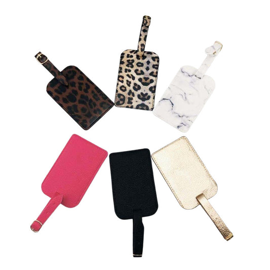 Vegan Leather Luggage Tags (62-1)