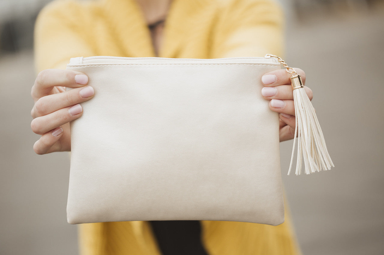 Metallic Zip Pouch