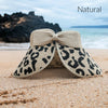 Leopard Roll Up Bow Visor