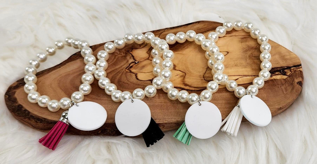 Pearl & Tassel Bracelet