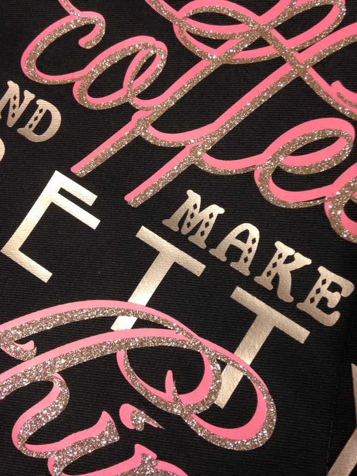 You can layer glitter on top of our easyweed heat transfer vinyl. You cannot layer glitter on top of glitter.