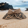 Leopard Roll Up Bow Visor