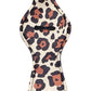 Neoprene Lip Gloss Key Fob: Leopard