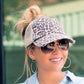 Leopard Messy Bun Hats