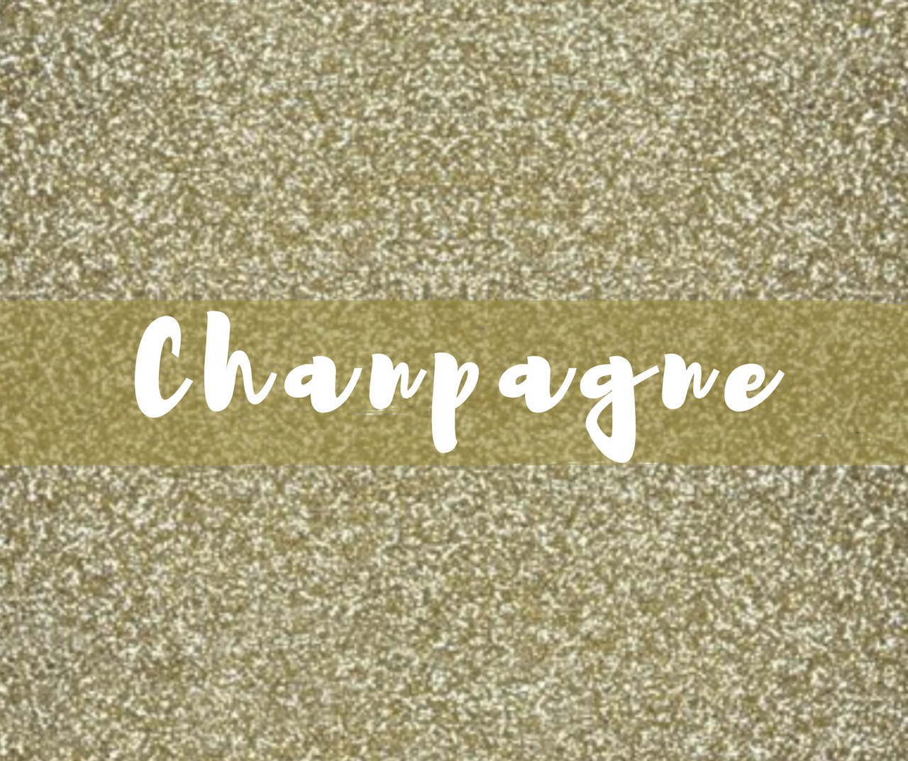 Siser GLITTER Heat Transfer Vinyl Sheet Champagne