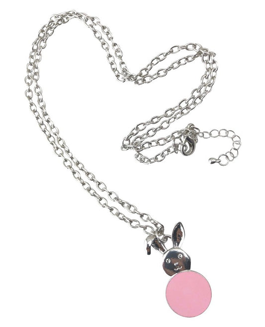 Bunny Necklace Pink