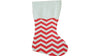 Christmas Stocking Garden Flag CHEVRON