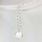 Pearl Cluster Necklace in Silver