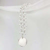 Pearl Cluster Necklace in Silver