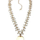 Pearl Cluster Necklace in Gold