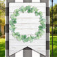 Farmhouse Wreath Garden Flag