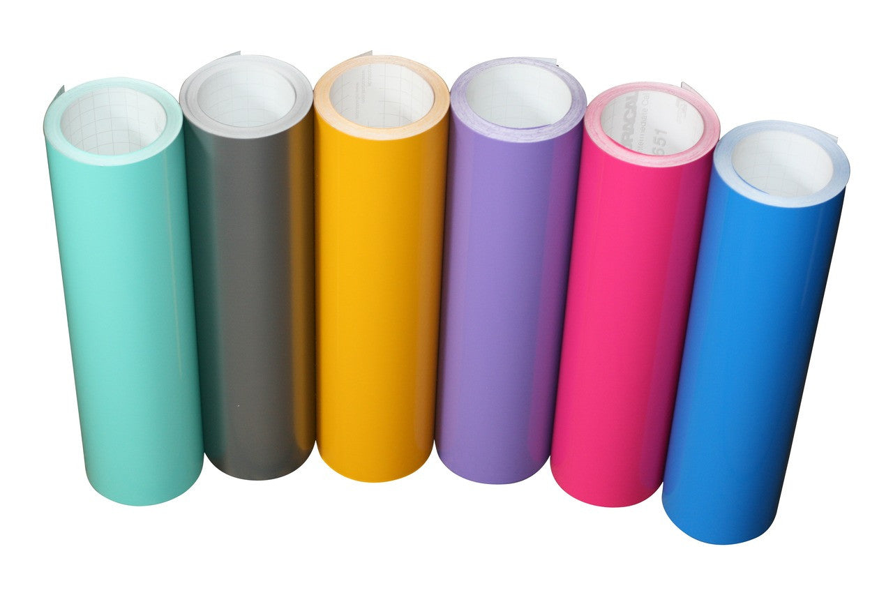 Our Gloss Vinyl is available in 1, 3, 5, 10, & 50 Yard Rolls