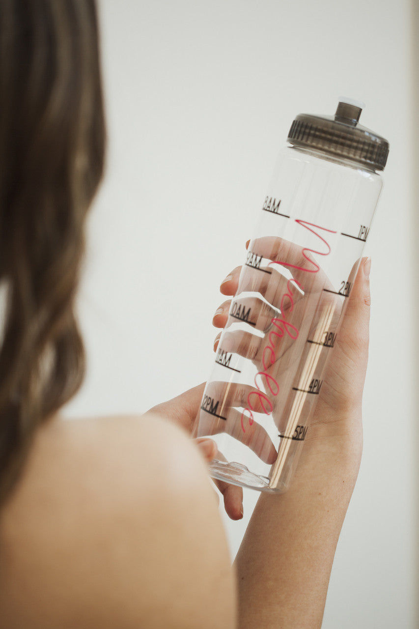 Printed Timeline Water Bottle | You Add Name