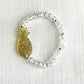 Pineapple Glitter Gold Bracelet