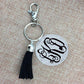 Tassel & Disc Key Chain
