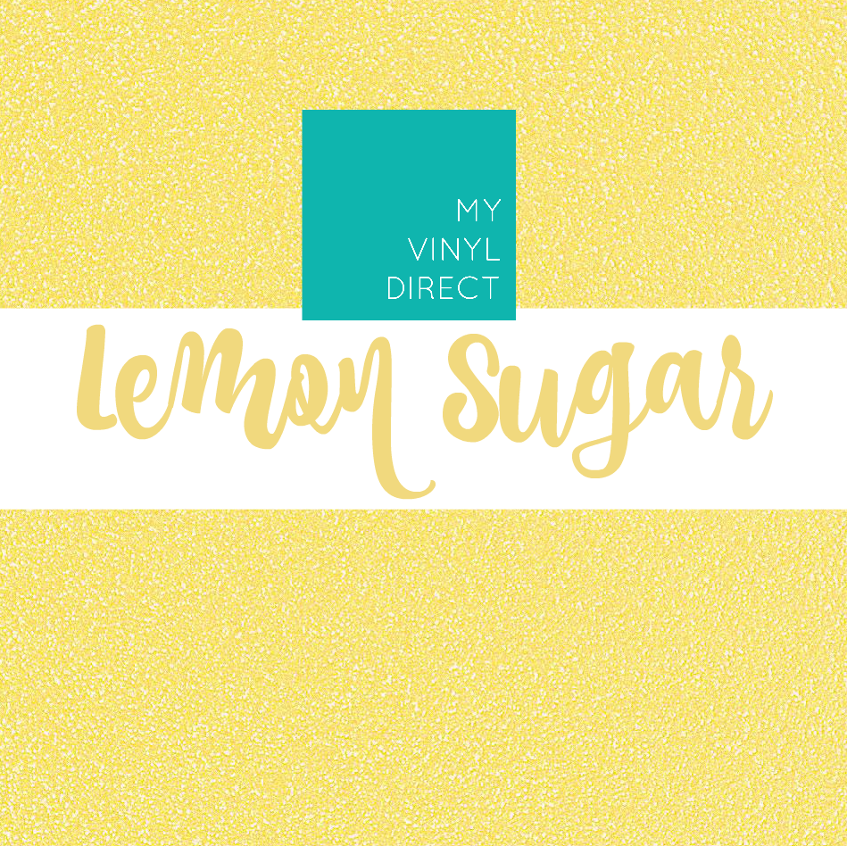 Siser Glitter Heat Transfer Vinyl: Lemon Sugar