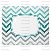 Chevron Mint Ombre Mouse Pad