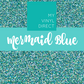 Siser Glitter Heat Transfer Vinyl: Mermaid Blue