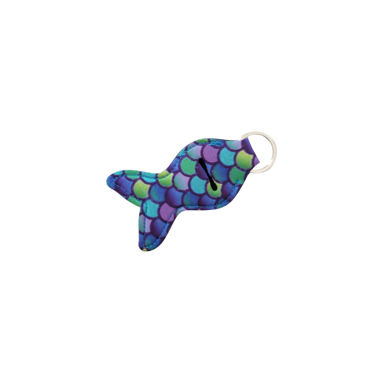 Mermaid Tail Chapstick Key Fob