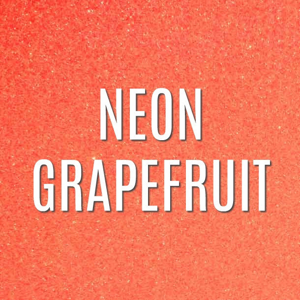 Siser Glitter Heat Transfer Vinyl: Neon Grapefruit