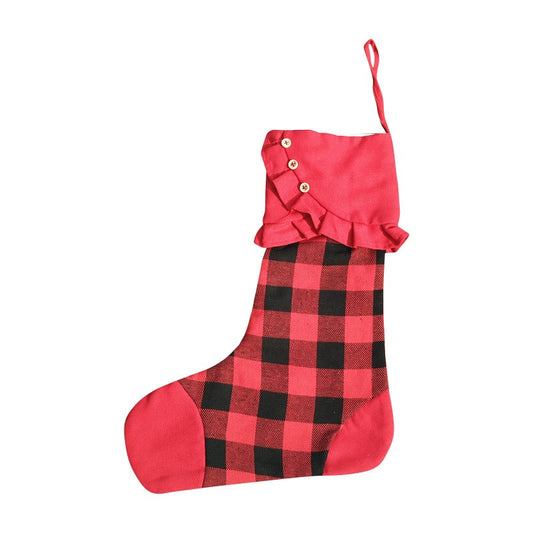 Red Plaid Stocking