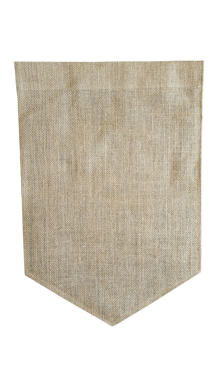 Pennant Burlap Garden Flag (Z10)