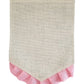 Ruffle Pennant Garden Flag: Pink