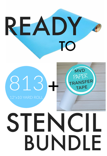 Ready to Stencil BUNDLE (Oramask Stencil Vinyl Roll + Transfer Tape Roll)