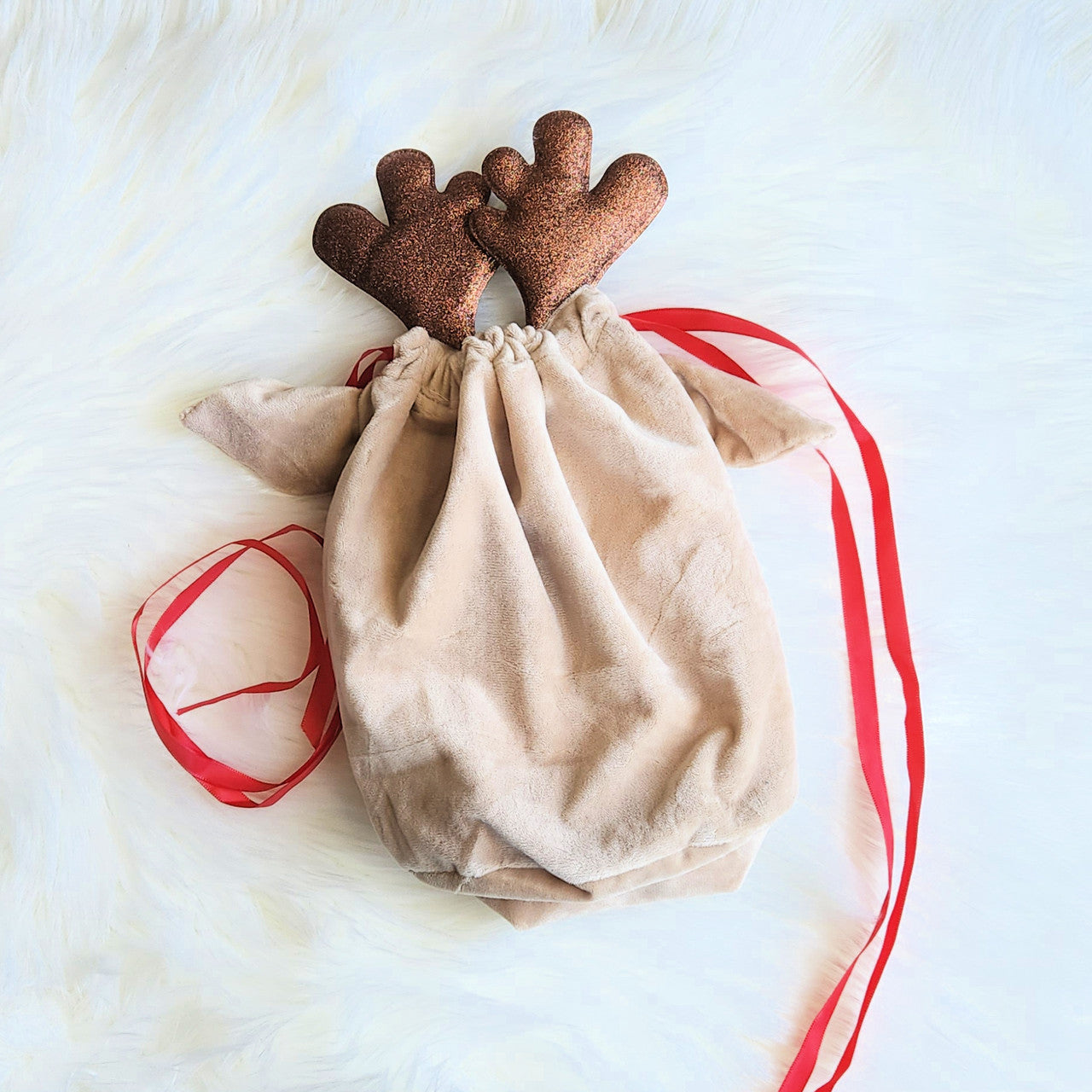 Christmas Holiday Reindeer Gift Bag