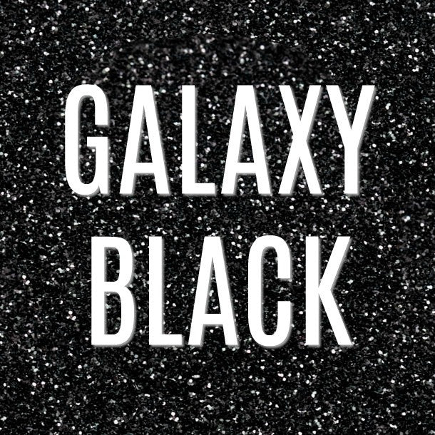 Siser Glitter Heat Transfer Vinyl : Galaxy Black