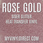 Siser Glitter HTV Rose Gold