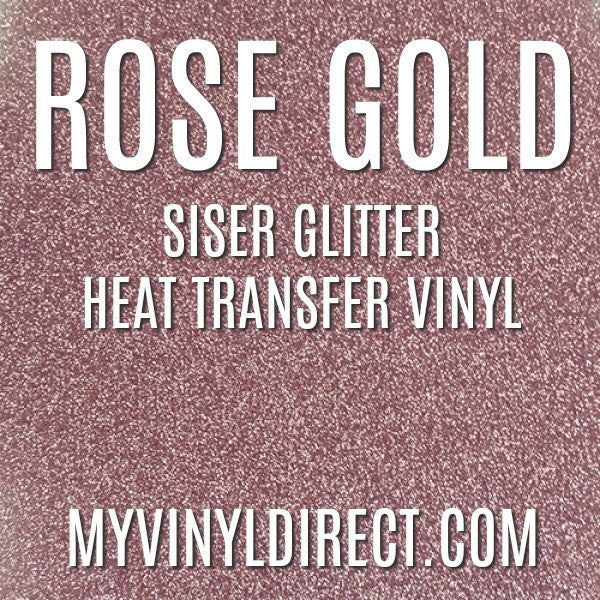 Siser Glitter HTV Rose Gold