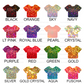 Siser Holographic Heat Transfer Vinyl Color Chart