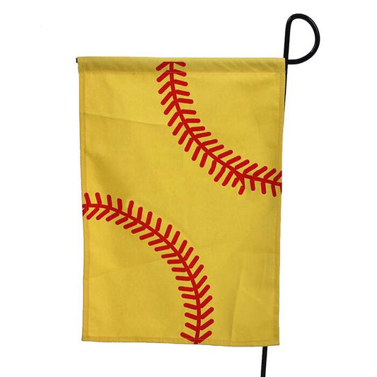 Softball Garden Flag