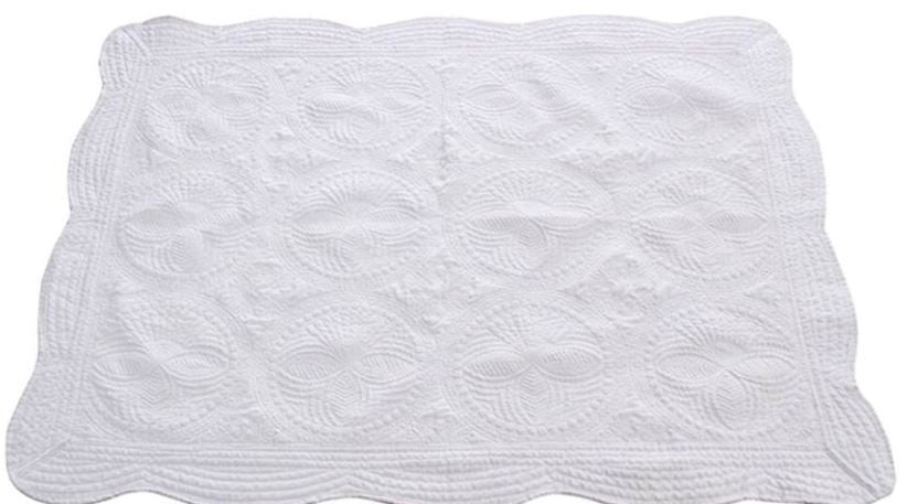 Baby Quilt White