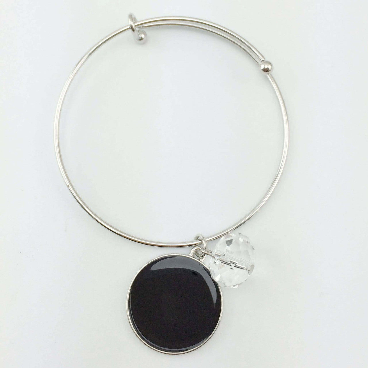 Wire Bangle Black