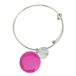 Enamel Disc & Wire Bracelets