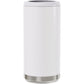 Skinny Can Cooler | White Glitter