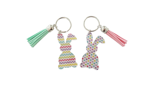 Easter Bunny Acrylic Key Chains | 2 Styles