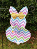 Bunny Garden Flag | Chevron