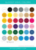 Gloss Vinyl Color Chart