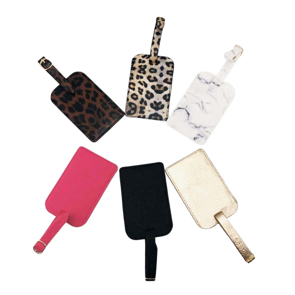 Vegan Leather Luggage Tags (62-1)