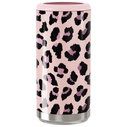 Leopard Blush Skinny Can Coolers