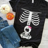 Mama Skeleton & Baby Girl | Screen Print Transfer